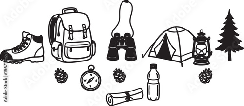 Camping gear and accessories for outdoor adventure