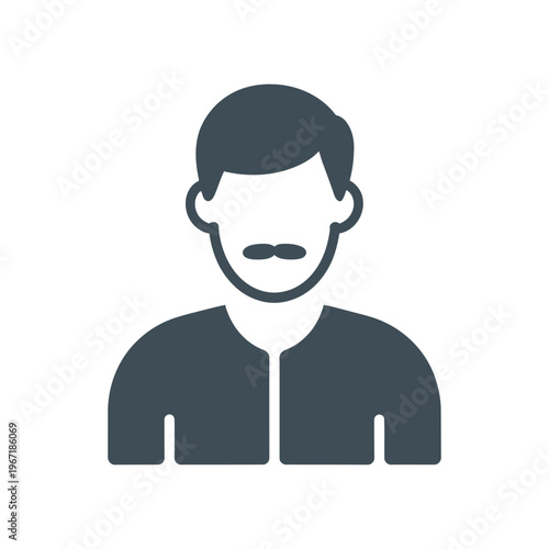 Father vector icon graphic isolated sketch illustration on white background.