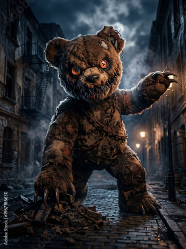 Horror teddy bear