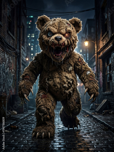 Horror teddy bear