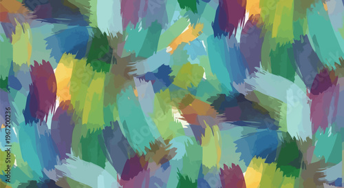 Vibrant abstract brushstroke pattern with artistic texture, a colorful and modern background illustration for creative designs