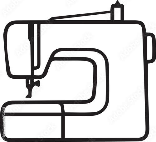 illustration of a sewing machine
