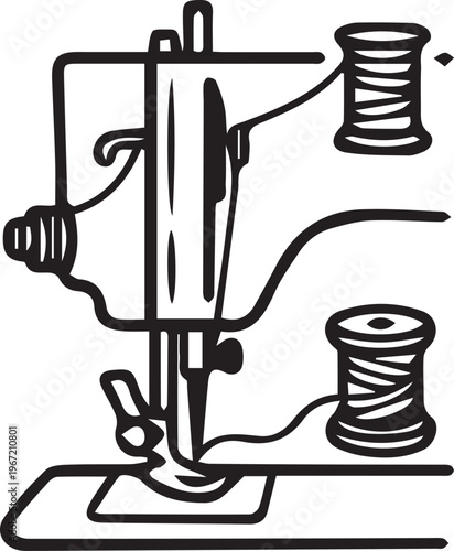 sewing machine and needle