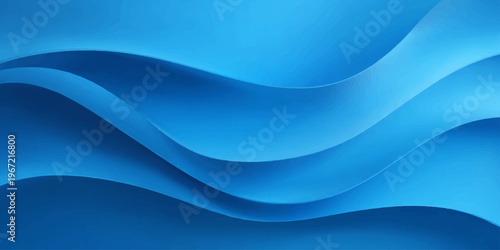 A futuristic blue abstract background featuring a digital 3d motion design with flowing water waves and light curved lines for a professional business wallpaper backdrop