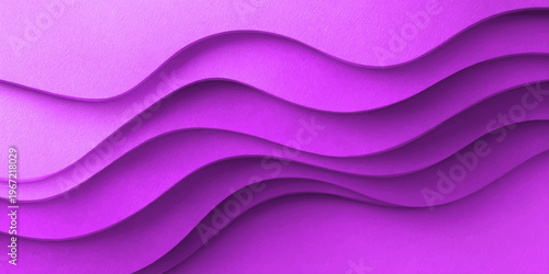A soft flowing abstract pink and purple wave background features smooth silk texture and violet satin curves in a light vector illustration design pattern for a modern wallpaper backdrop