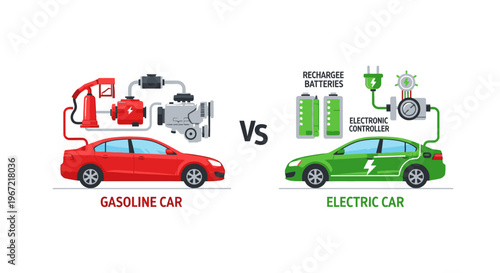 Logistic Fleet with Forklift Van and Cargo Truck 3D Isometric