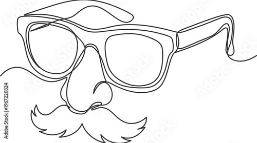 Disguise Sunglasses With Mustache And Nose A Humorous Accessory for Playful Disguises