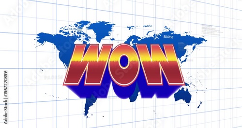 Start text and futuristic background