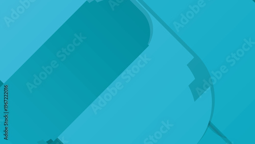 Abstract cyan and teal geometric shapes background