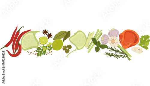 A vibrant vegetable icon illustration for healthy food and cooking design