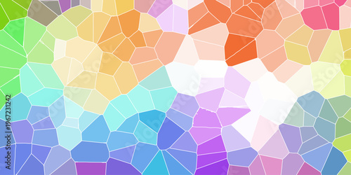 Abstract crystalized broken glass and lines background. Pastel light mint colors stone tile pattern. Cement kitchen decor. Mint marble bath floor. Fabric vintage print. vector illustration.