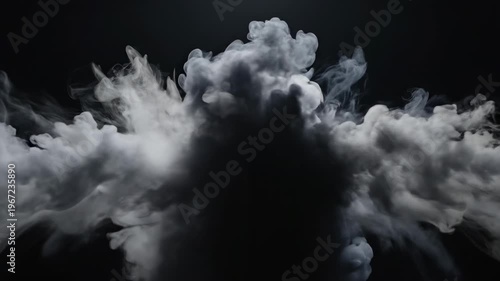 Abstract Smoke Clouds A Visual Exploration of Form and Texture.