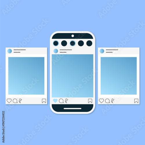 Instagram carousel interface