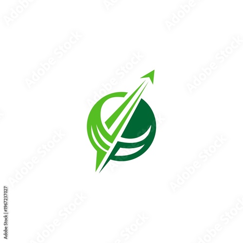 Colorful circle stylish vector logo icon design