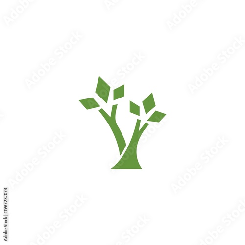 Nature tree creative vector logo template design