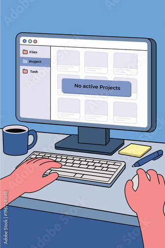 layoff decision business crisis workforce reduction concept illustration”