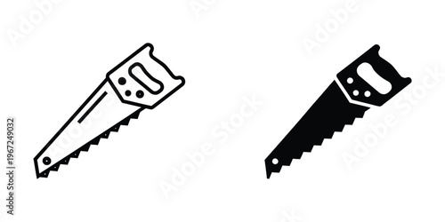 Comparison of a pruning saw and a bow saw for cutting tasks