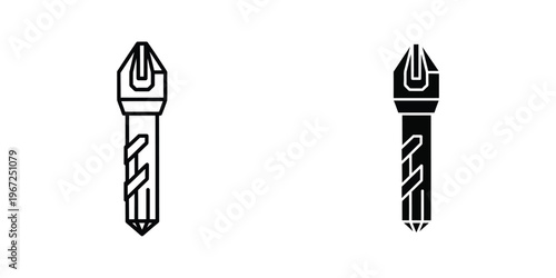 Comparison of two different drill bit designs for metal and woodworking applications