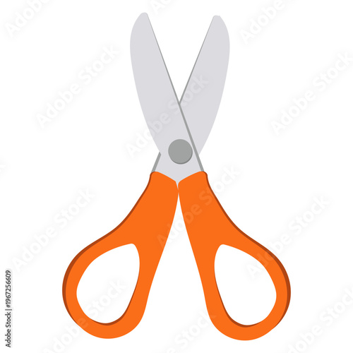 Scissors Vector Illustration For School And Learning, Back To School