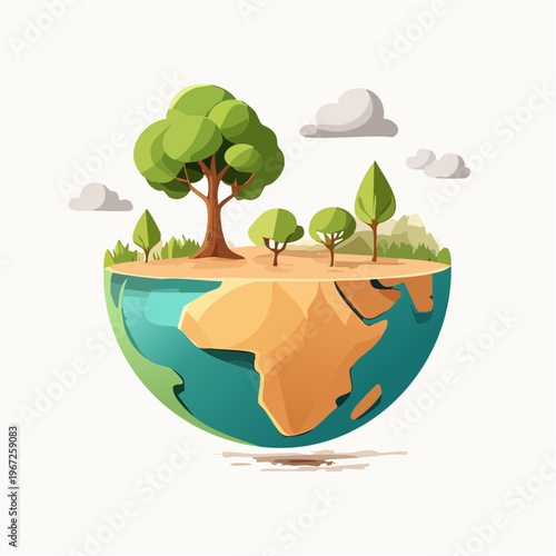 Sustainable Earth Concept