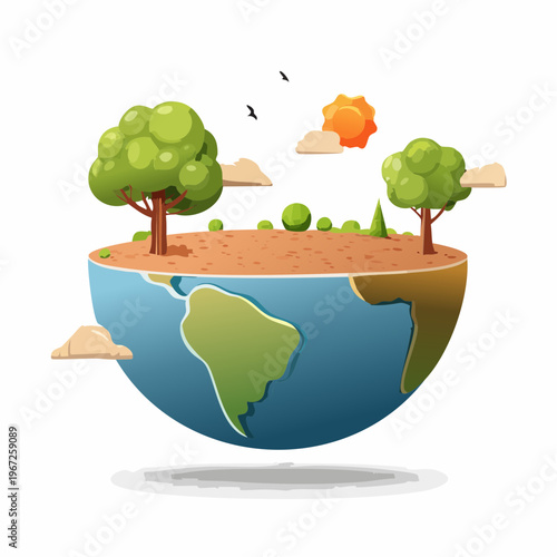 Sustainable Earth Concept