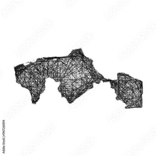 Sketch Tabasco outline map design