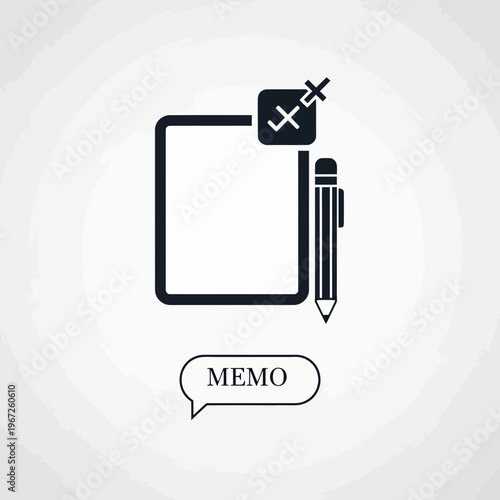 Memo Pad with Pencil A Reminder and NoteTaking Tool.