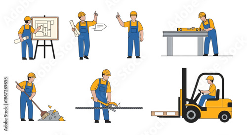 Construction worker operating heavy machinery equipment.