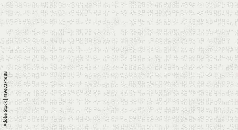 Fototapeta premium Abstract background of light gray Asian characters, a subtle and refined texture for design projects and artistic creations