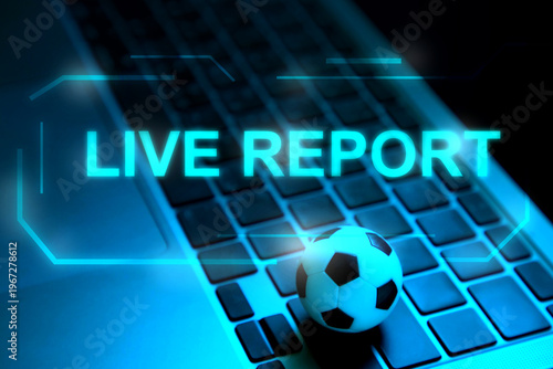 Soccer live report or football live score result; Sport news online