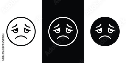 A set of emoticon faces expressing different levels of anger and frustration