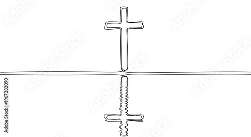 Screw with cross shaped head.