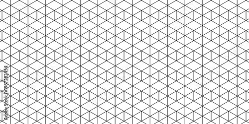 Minimal abstract square tech grid line box wallpaper. metal cube creative geometric fabric wall tiles gradient web triangle diamond honeycomb hexagon art decorative textile design.