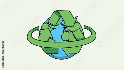 Embrace global recycling for a sustainable future on Earth Day, 22 April. This iconic symbol represents environmental responsibility and planet protection