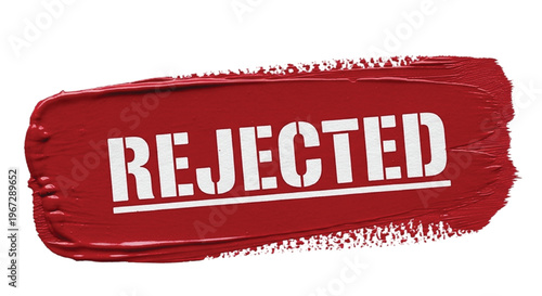 Red stamp with rejected text on white background stamp rubber stamp 1