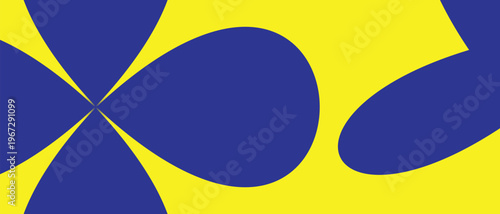 a vibrant abstract background featuring a large yellow triangle on a blue background, ideal for use in graphic design, marketing materials, and digital projects