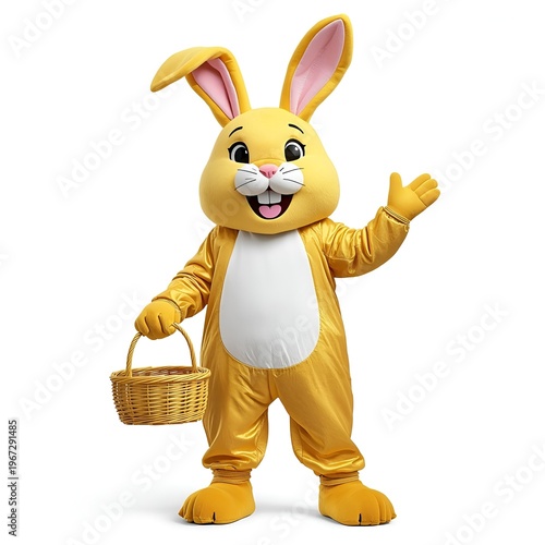 easter bunny with basket
