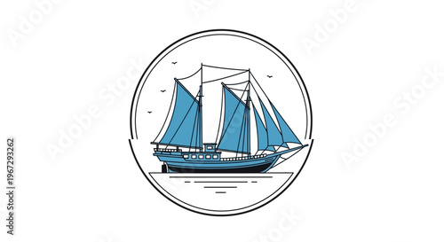 Sailing Ship Vessel Ocean Transportation.
