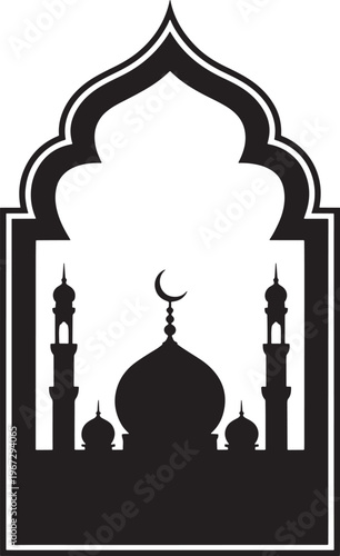 taj mahal vector illustration