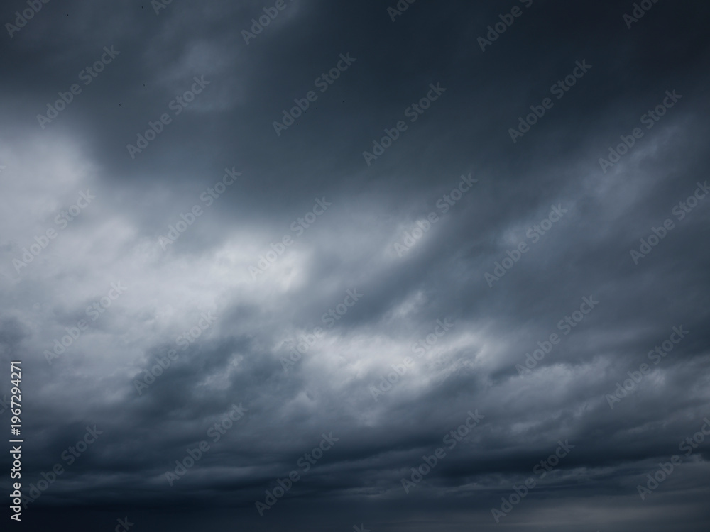 Obraz premium Rain clouds in sky during spring