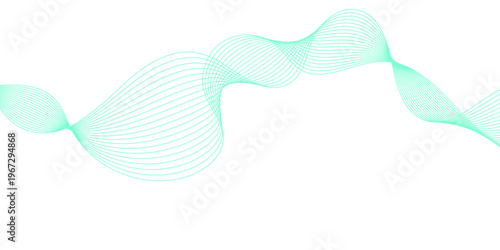 An abstract blue background featuring a fluid wave pattern and gradient curves creates a professional vector illustration wallpaper with motion and digital flow for a modern business design