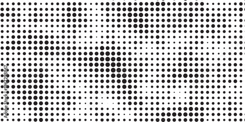 Foto Abstract Halftone Dot Pattern Background.