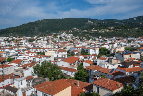 The town of Skiathos, Sporades, Thessaly, Greece