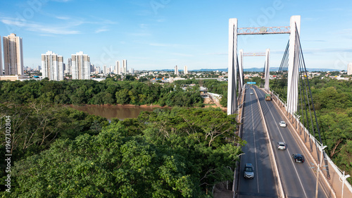 Fotografie Ponte Sérgio Motta, Cuiabá Mato Grosso. Várzea Grande