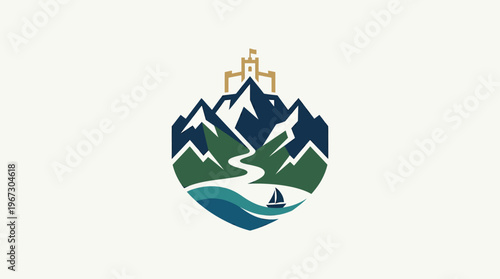 Mountain Castle Logo Design