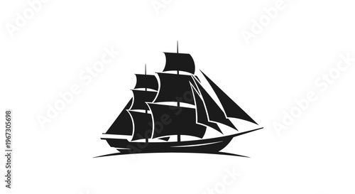 Sailing ship vessel boat sailing.