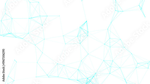 Vector Abstract network connection creates conceptual futuristic design, with vibrant lines and dots and data transformation in digital universe and graphic composition and cyberspace appears 