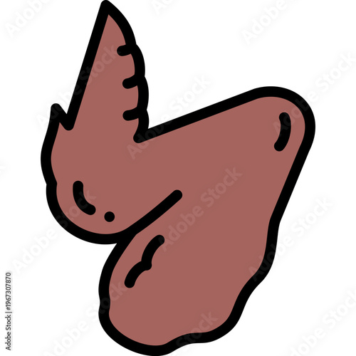 chicken wing icon