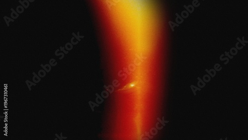Bild auf Leinwand Intense Vertical Deep Red Glowing Light Leak Abstract Background 8K