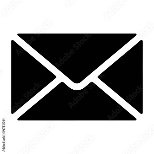 Vector of an envelope icon representing email communication and messages